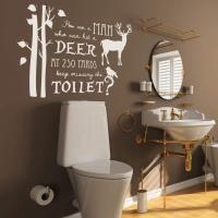 6 تبريد أفكار التصميم للديكور حمامك، مع الملصقات.