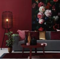 كيفية جعل الداخلية الحديثة الفاخرة في منزلك بمساعدة من ورق الجدران مع عزر الأزهار. 5 حلول أنيقة.