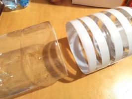 جعل وعاء من الزجاجات البلاستيكية ليحل محل كسر