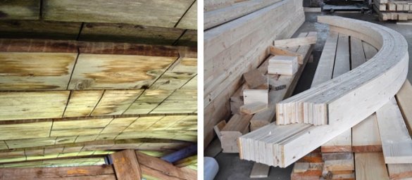 على الأخشاب خط أضعاف يمكن أن تجعل التخفيضات الخاصة - "تفتق" أو "في مربع". هذا يبسط عملية ثني الخشب.